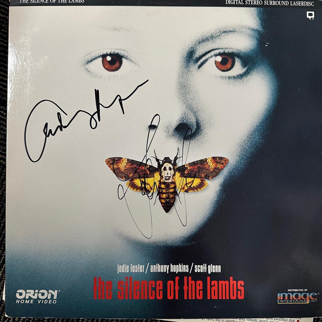 Anthony Hopkins Jodie Foster Autographed Laserdisc: Displays are not framed, and can be framed for a cost. Framed items will state they are framed in the name of the item. All signed items come with a COA from ICZ AUCTIONS. Ask any and all questions BE