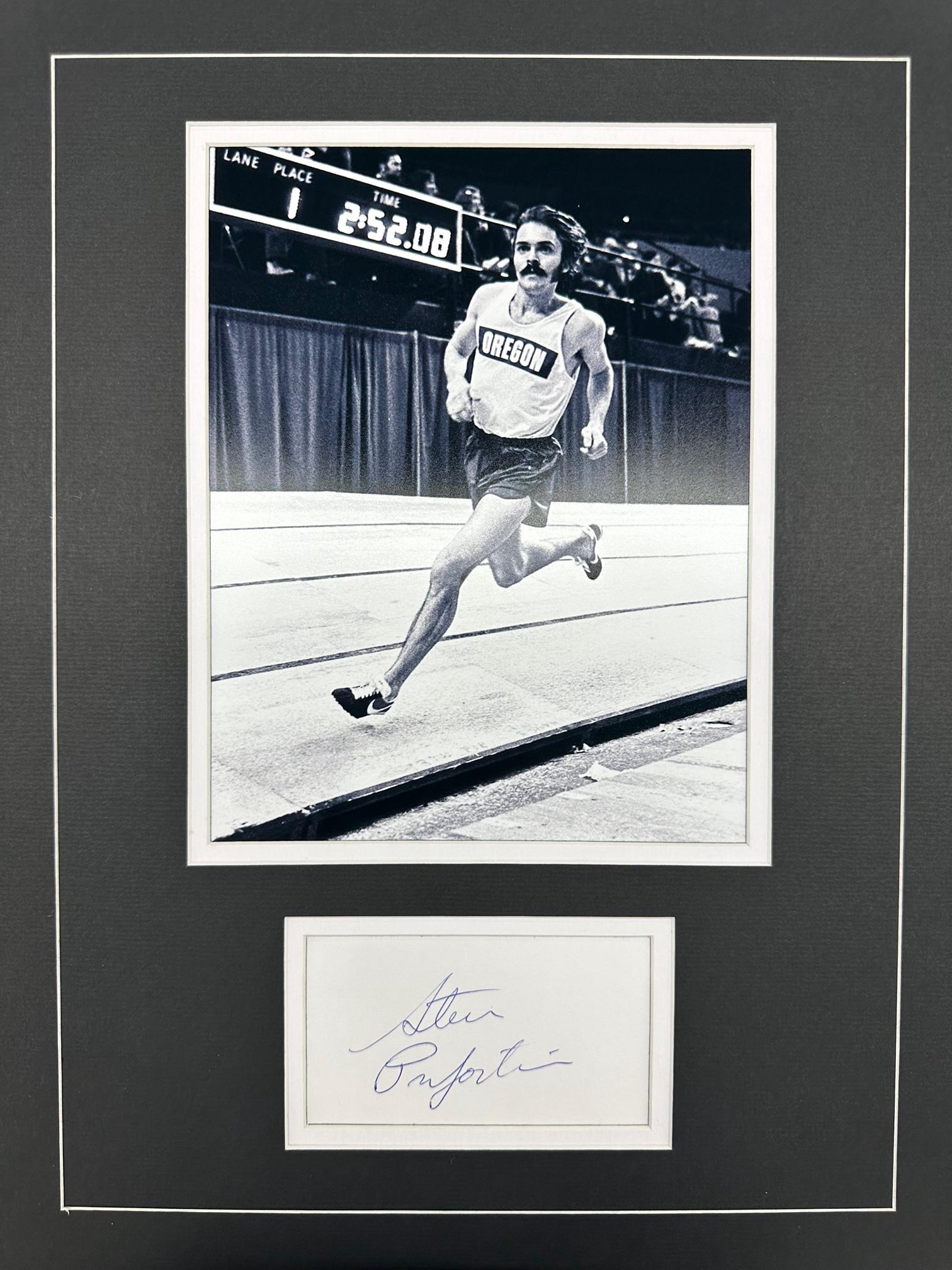 Steve Prefontaine Autographed Display (1 of 1)
