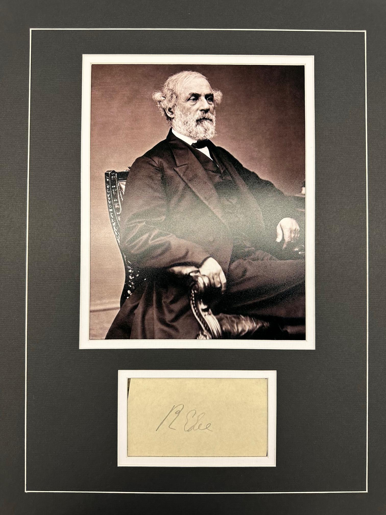 Robert E. Lee Autographed DISPLAY (1 of 1)