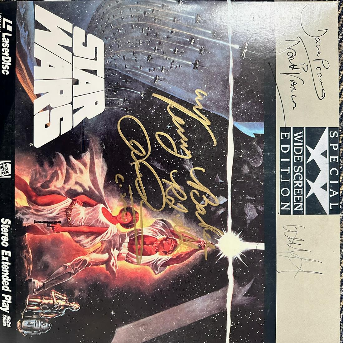 Star Wars Autographed Laserdisc (1 of 1)