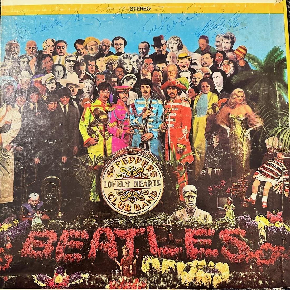 The Beatles Autographed Album All 4: Displays are not framed, and can be framed for a cost. Framed items will state they are framed in the name of the item. All signed items come with a COA from ICZ Auctions. Ask any and all questions BE