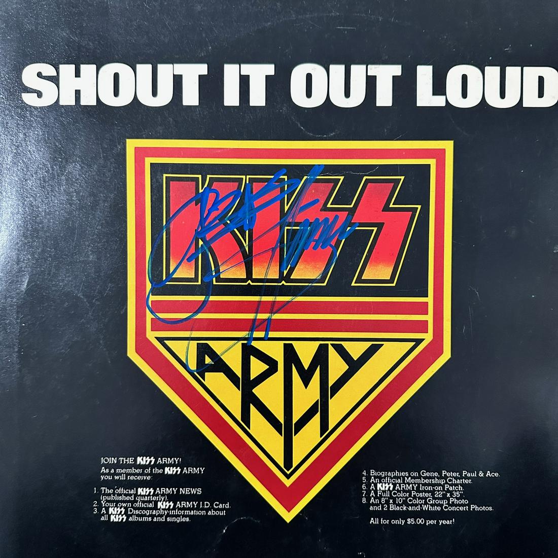 Gene Simmons Autographed ALBUM (1 of 1)