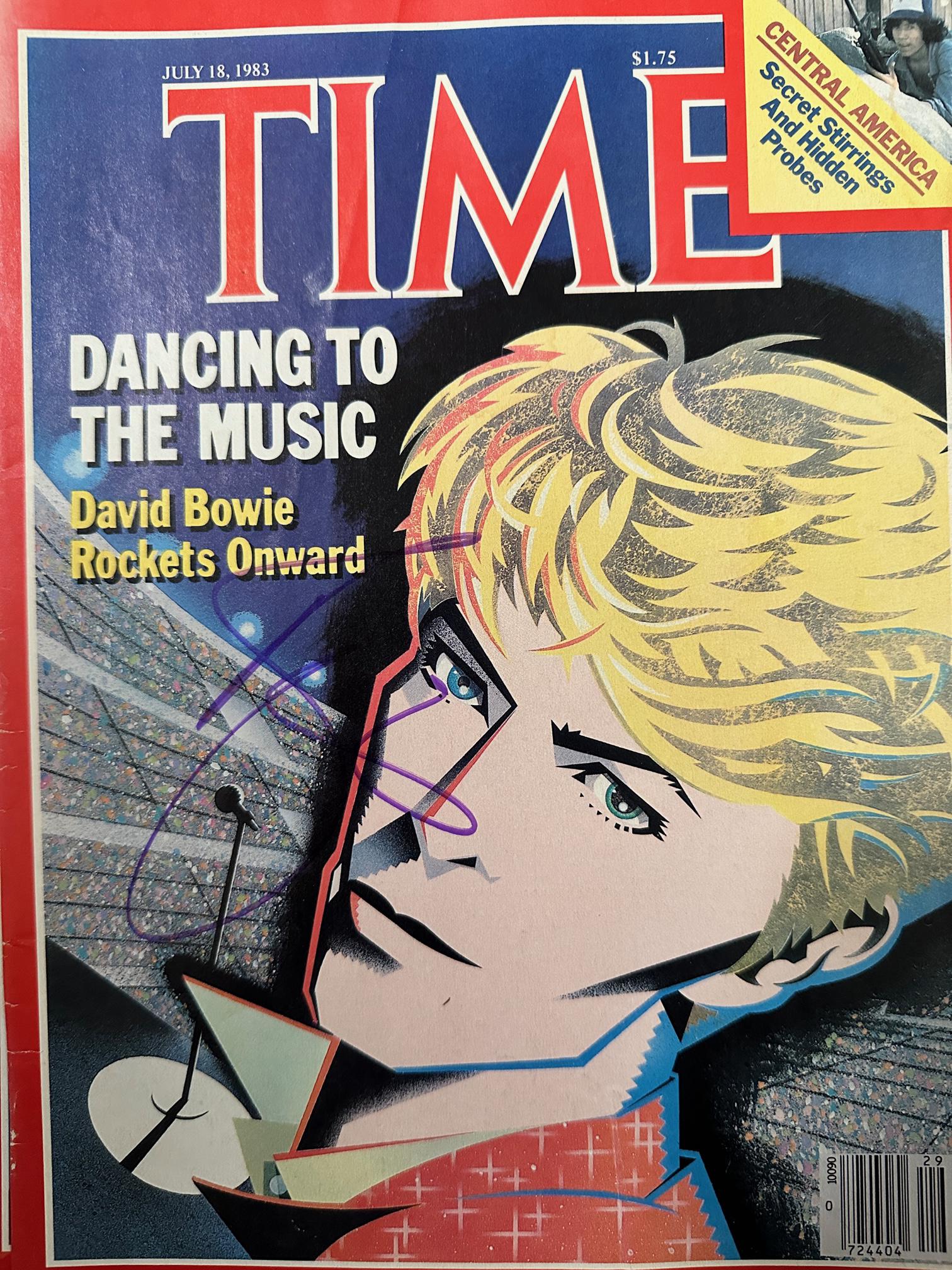 David Bowie Autographed Time Cover Only: Displays are not framed, and can be framed for a cost. Framed items will state they are framed in the name of the item. All signed items come with a COA from ICZ. Ask any and all questions BEFORE bidd