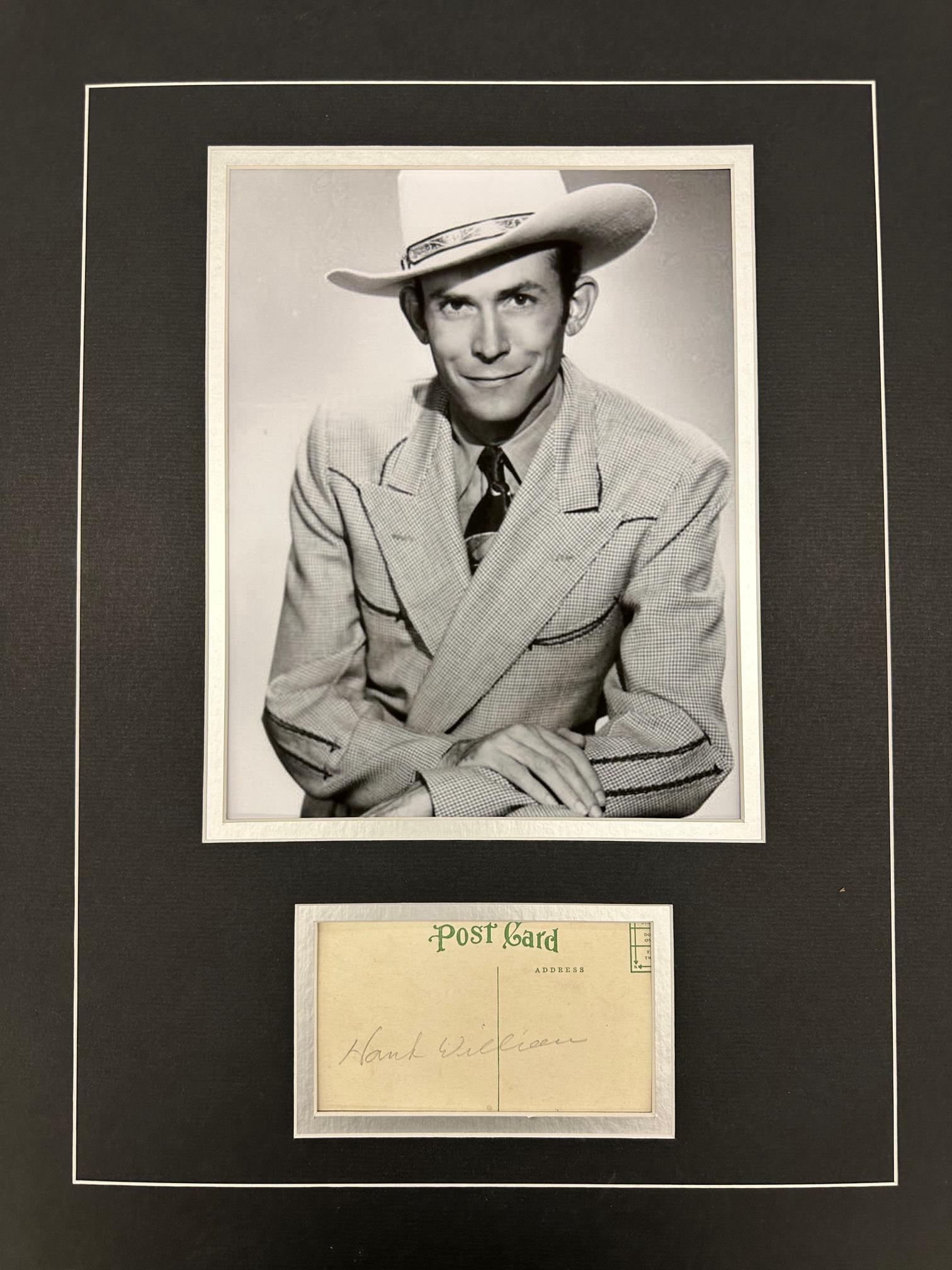 Hank Williams Sr Autographed DISPLAY (1 of 1)