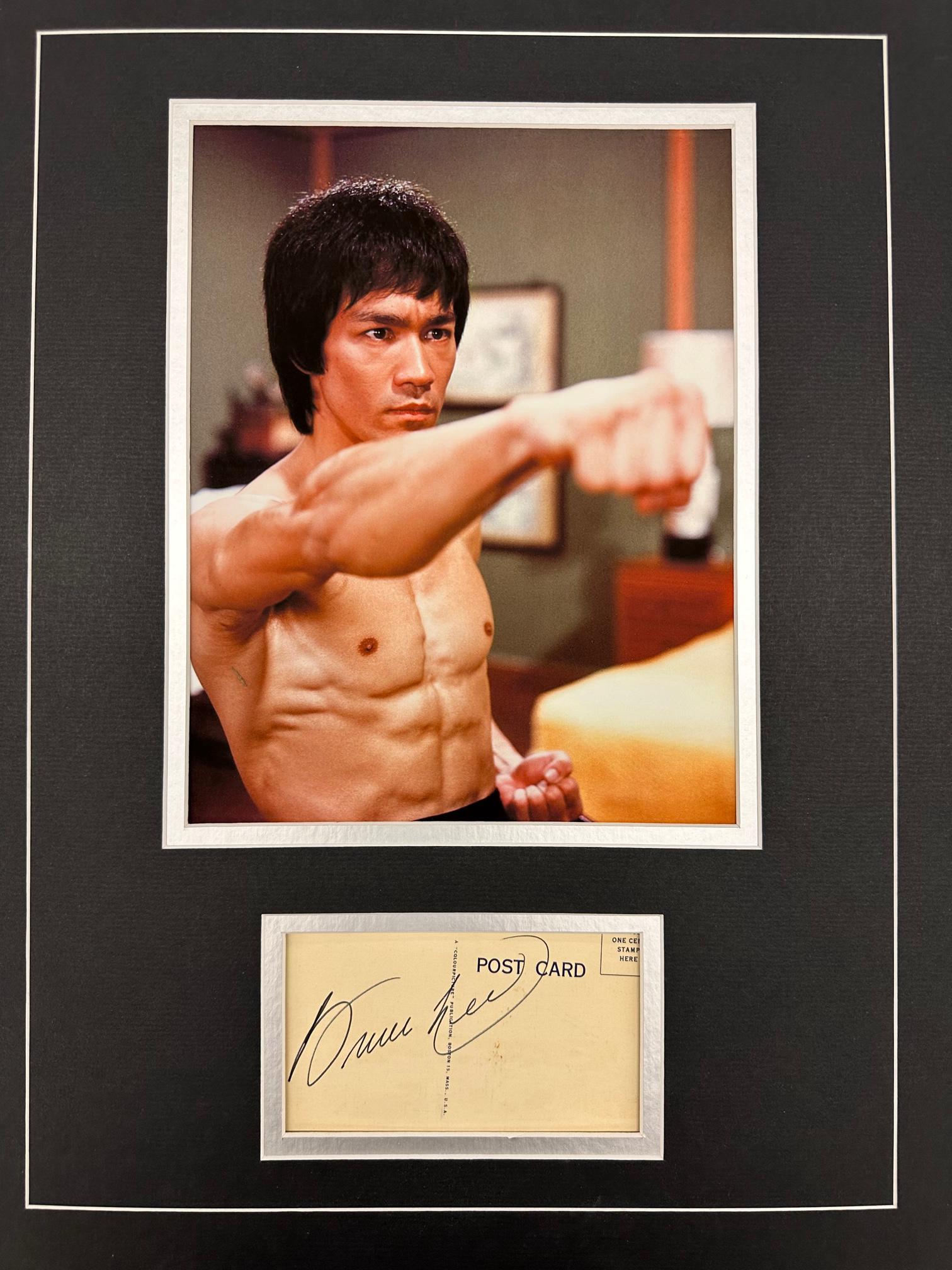Bruce Lee Autographed Display (1 of 1)