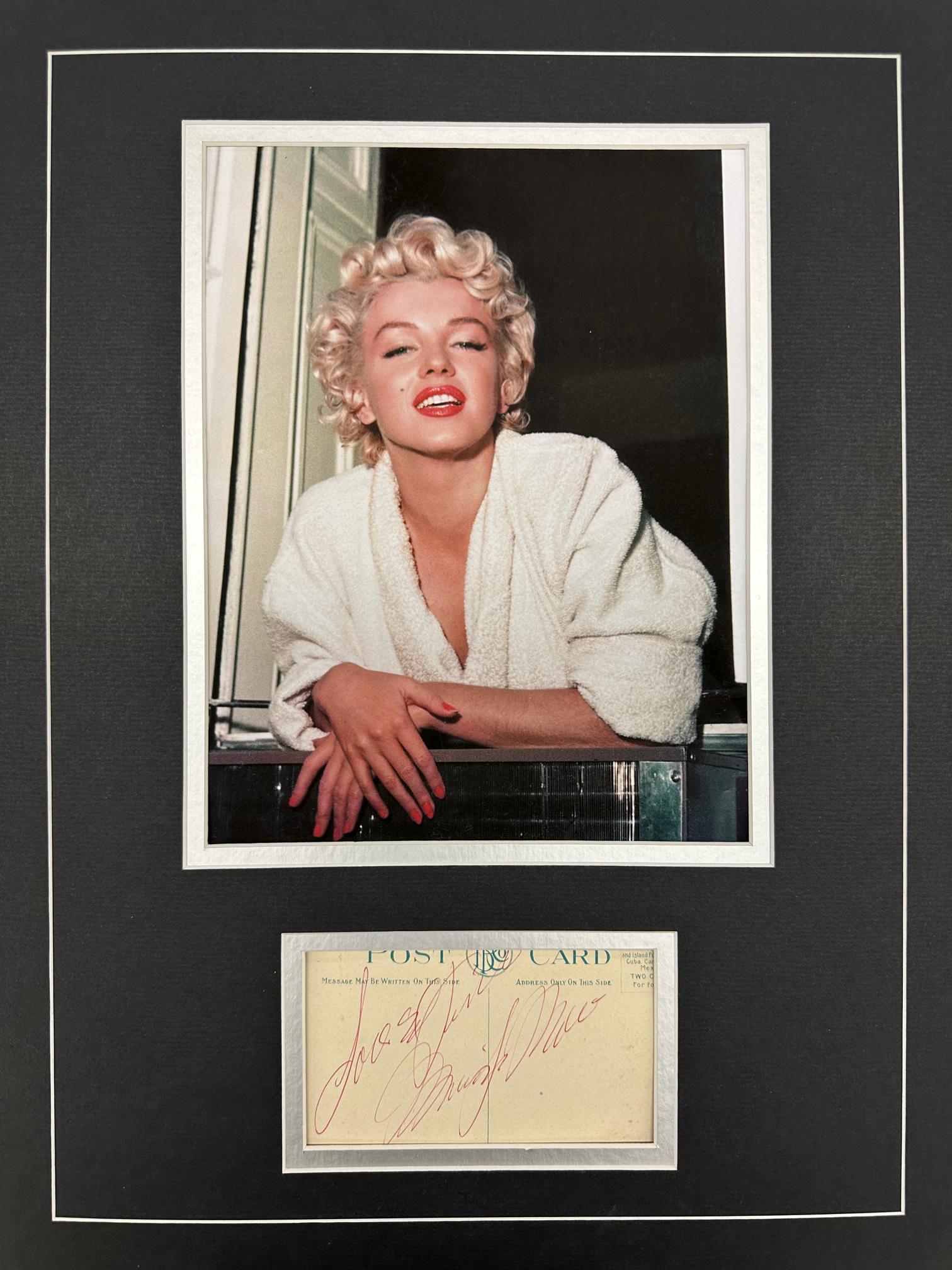 Marilyn Monroe Autographed Display (1 of 1)