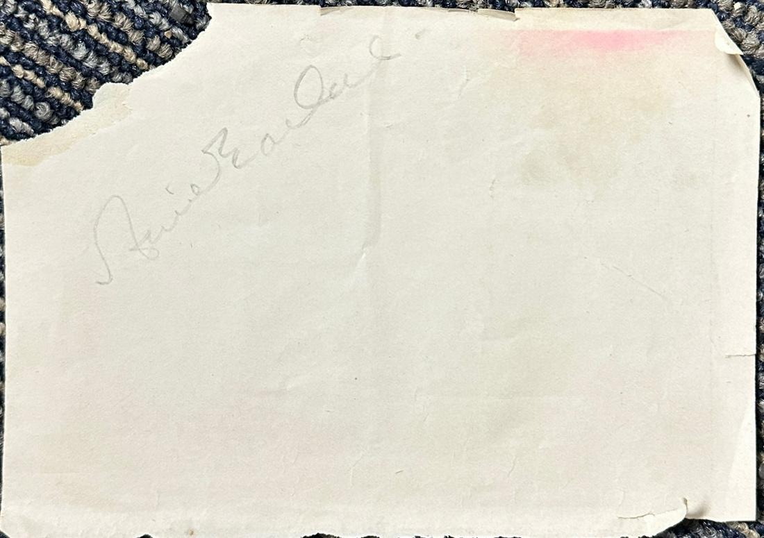 Amelia Earhart Autographed PAGE (1 of 1)