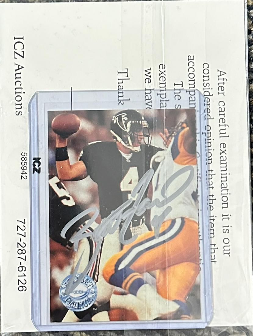 Brett Favre Autographed Card (1 of 1)