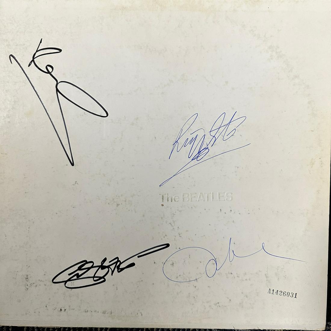 The Beatles Autographed White Album All 4 (1 of 1)