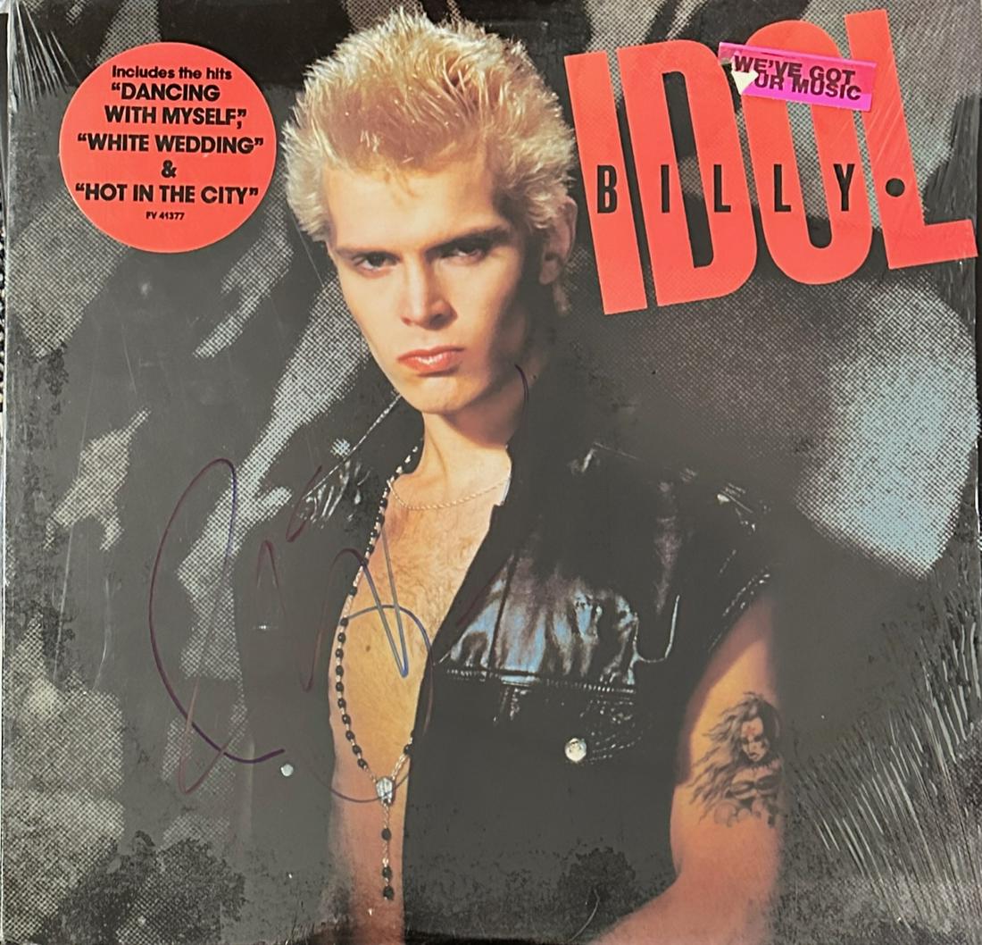 Billy Idol Autographed Album (1 of 1)
