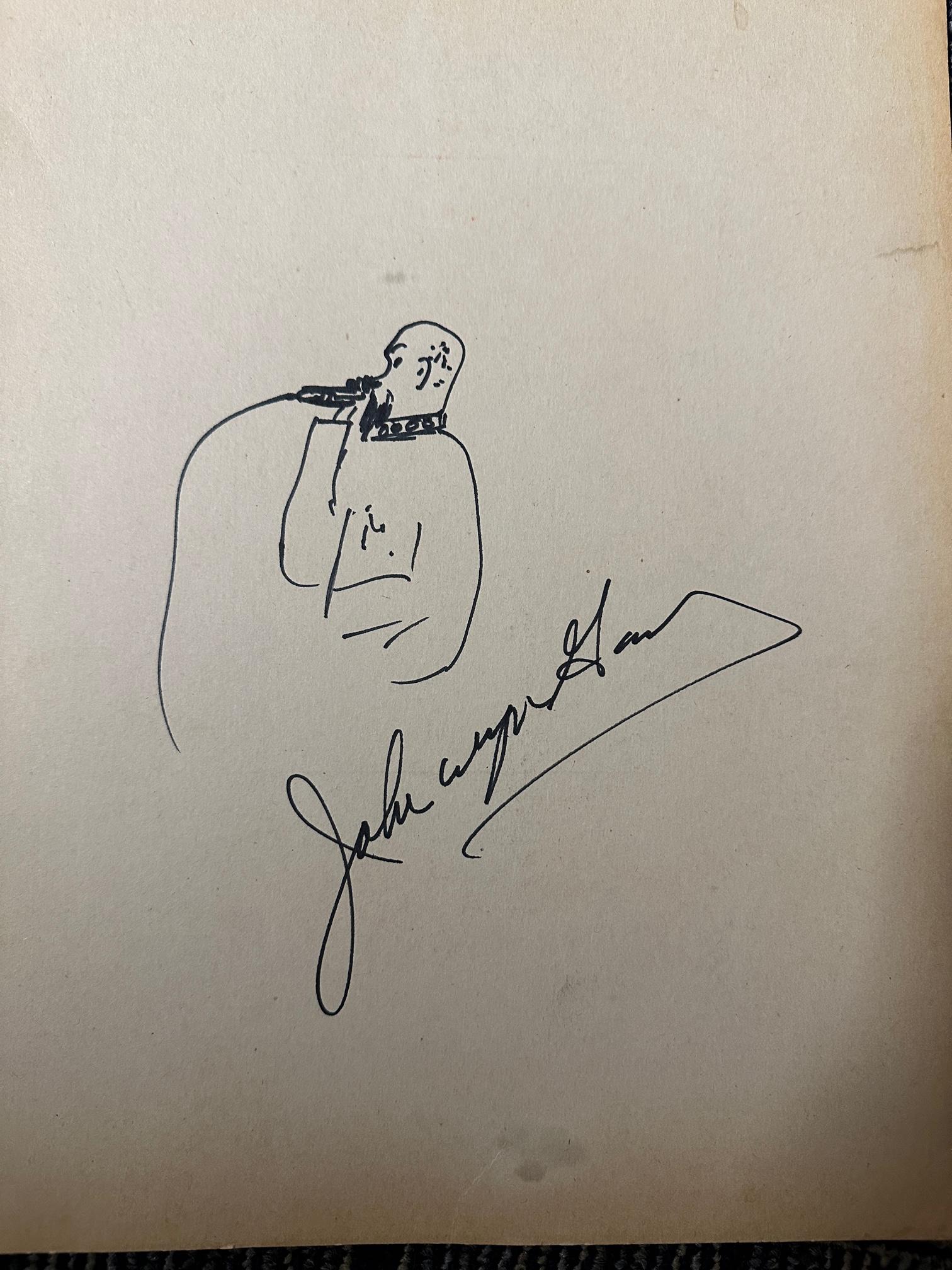 John Wayne Gacy Autographed Handdrawn Sketch (1 of 1)