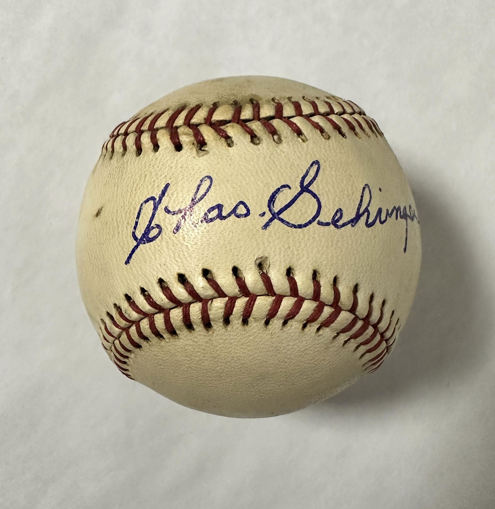 Charlie Gehringer Autographed Baseball (1 of 1)