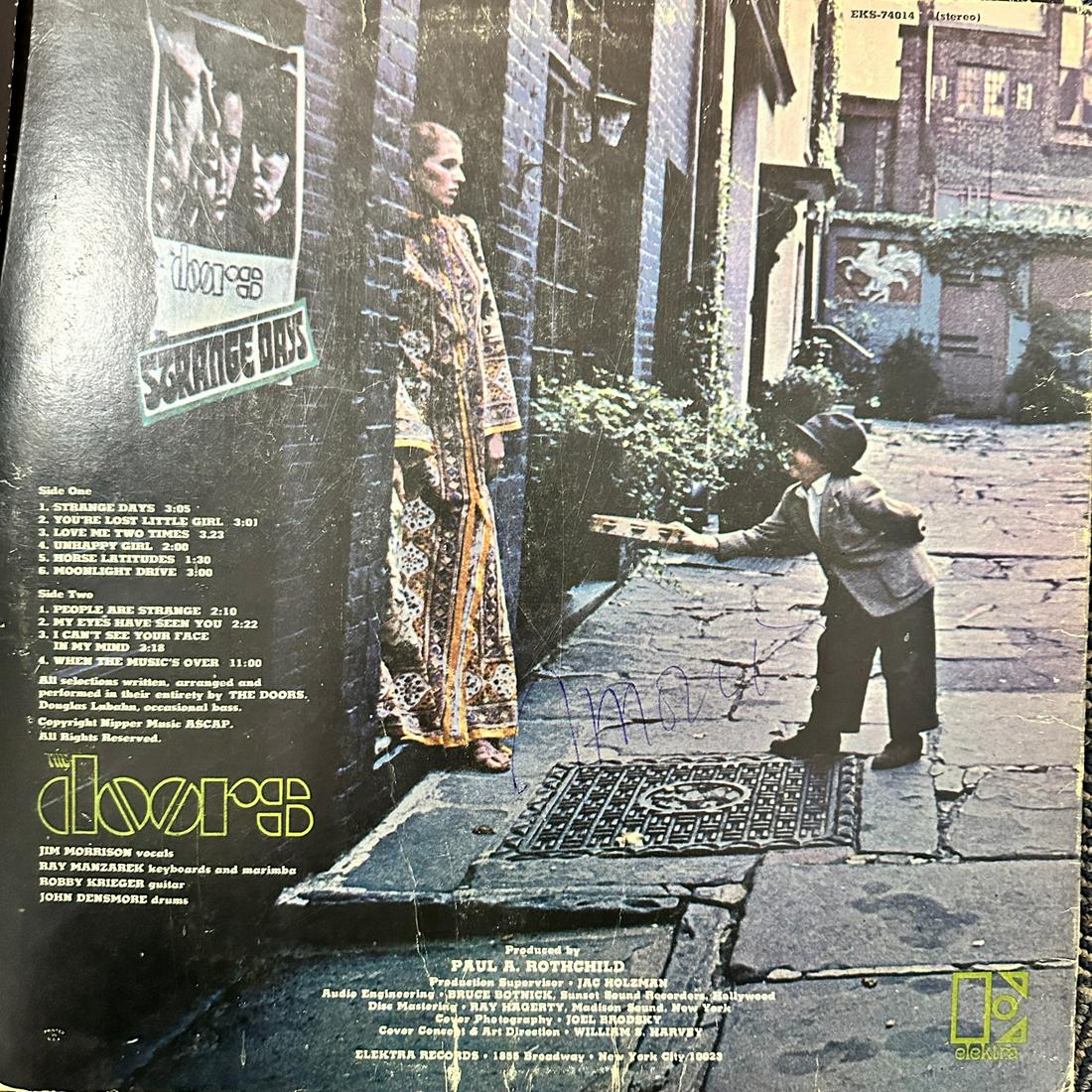 Jim Morrison Autographed Album (1 of 1)