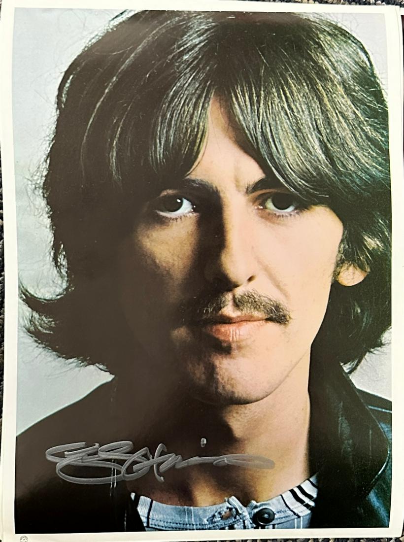 George Harrison Autographed Photo: Displays are not framed, and can be framed for a cost. Framed items will state they are framed in the name of the item. All signed items come with a COA from ICZ AUCTIONS. Ask any and all questions BE