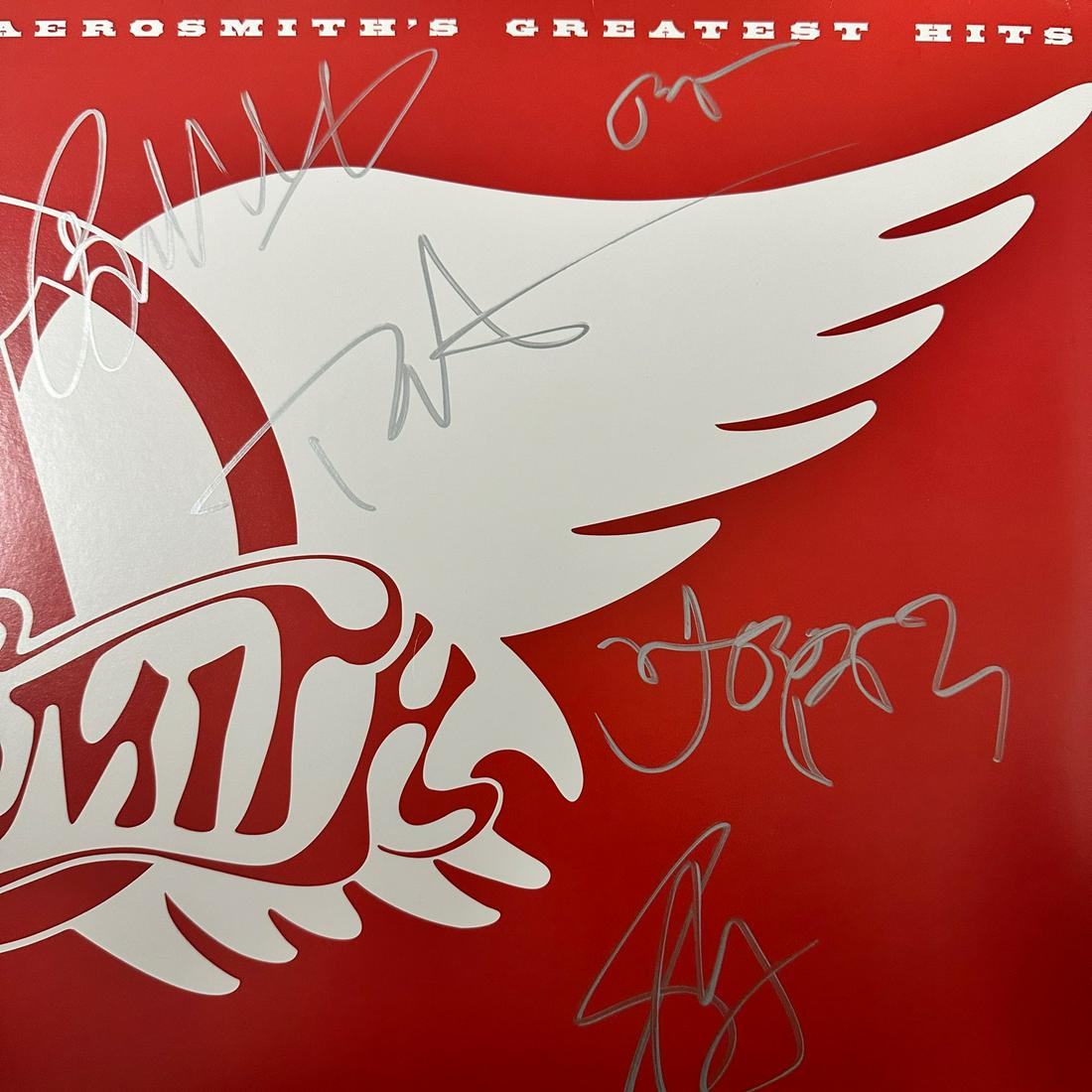 Aerosmith Autographed Album All 5 (1 of 1)