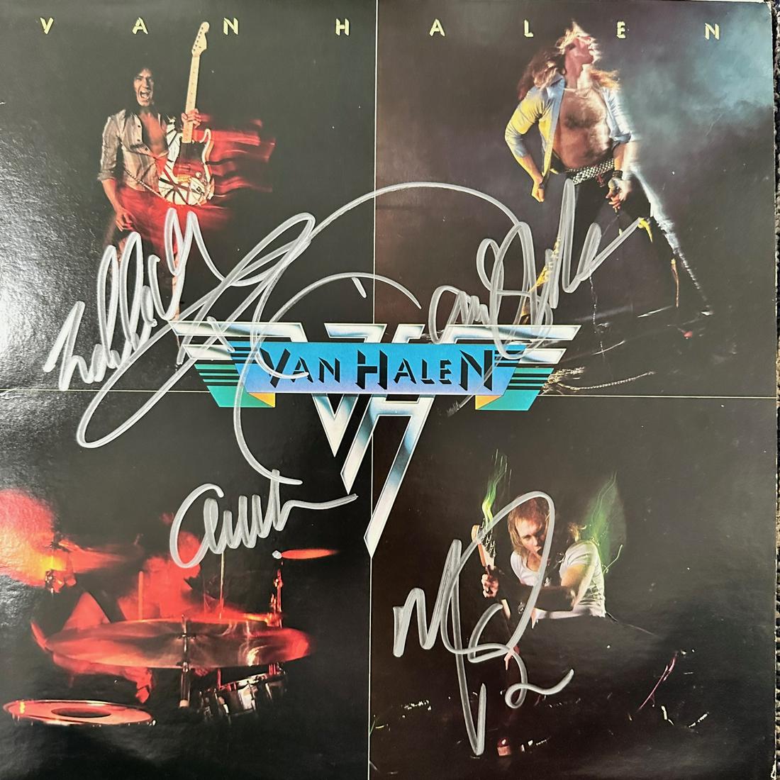 Van Halen Autographed ALBUM All 4 (1 of 1)