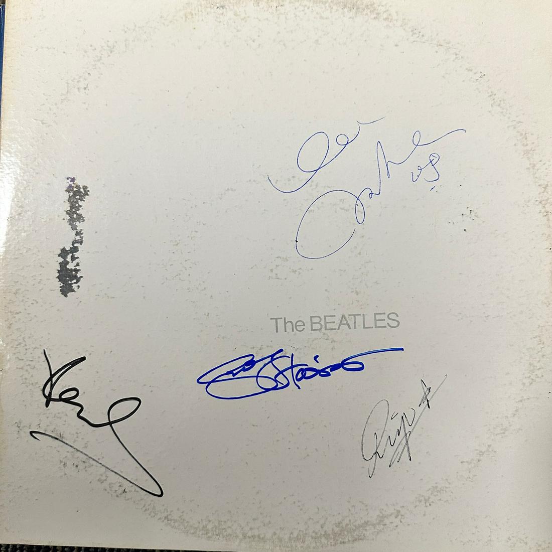 The Beatles Autographed ALBUM WHITE! All 4 (1 of 1)
