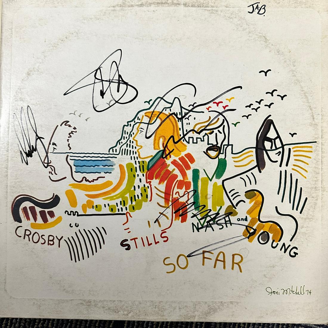 CSNY Autographed ALBUM (1 of 1)