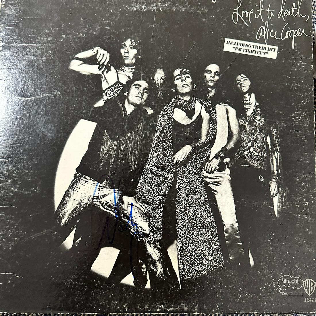 Alice Cooper Autographed ALBUM: Displays are not framed, and can be framed for a cost. Framed items will state they are framed in the name of the item. All signed items come with a COA from ICZ AUCTIONS. Ask any and all questions BE