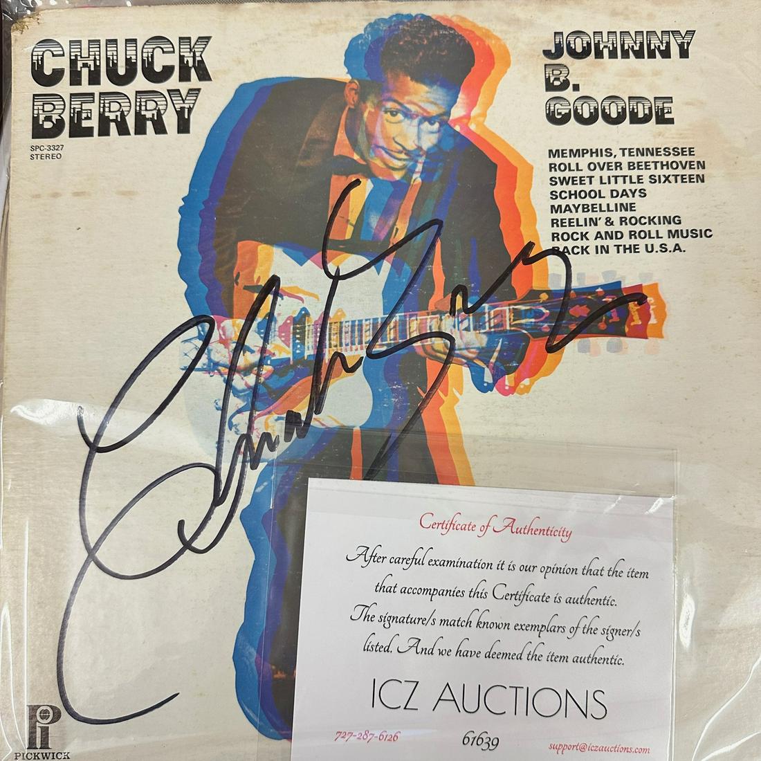 Chuck Berry Autographed ALBUM (1 of 1)