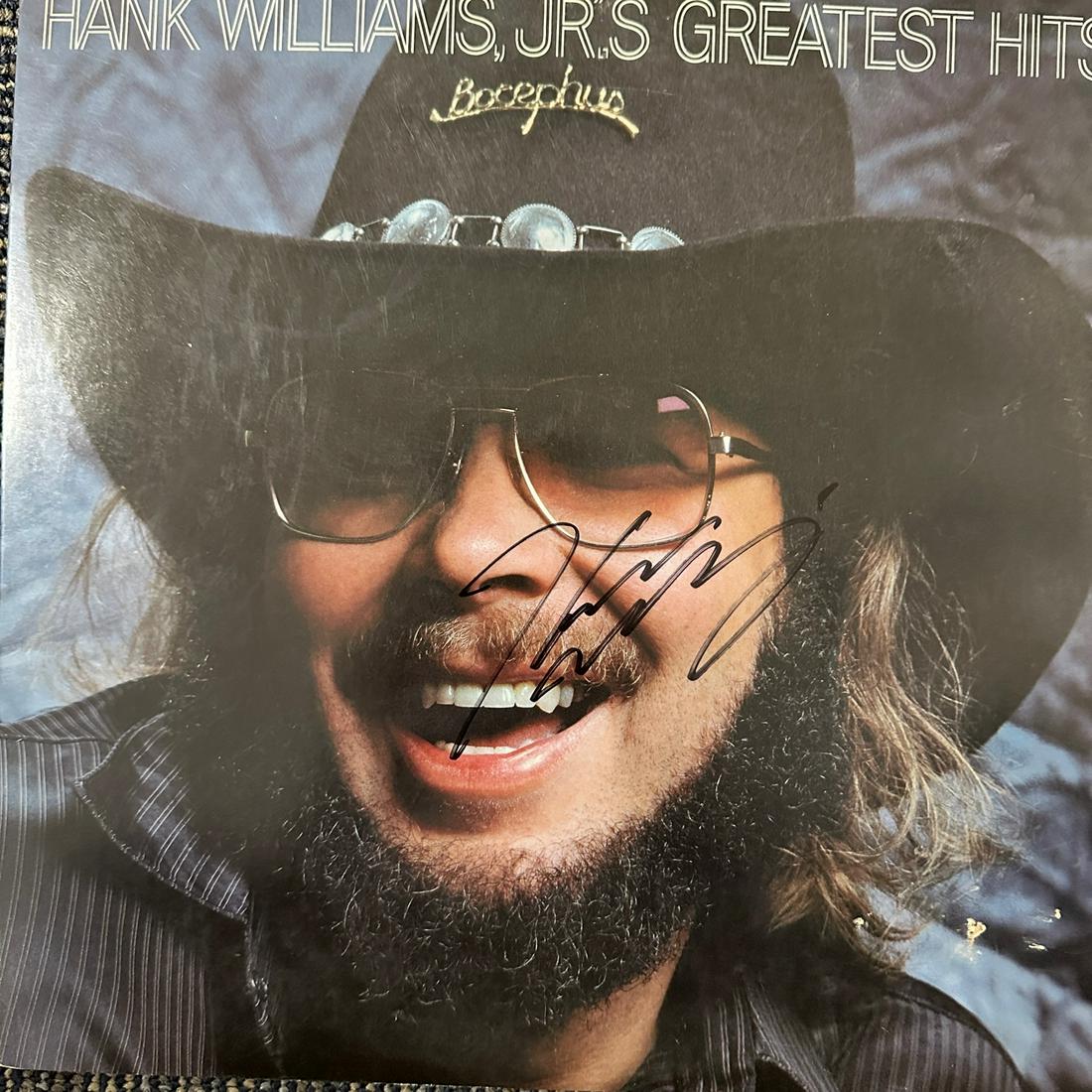 Hank Williams Jr Autographed ALBUM (1 of 1)