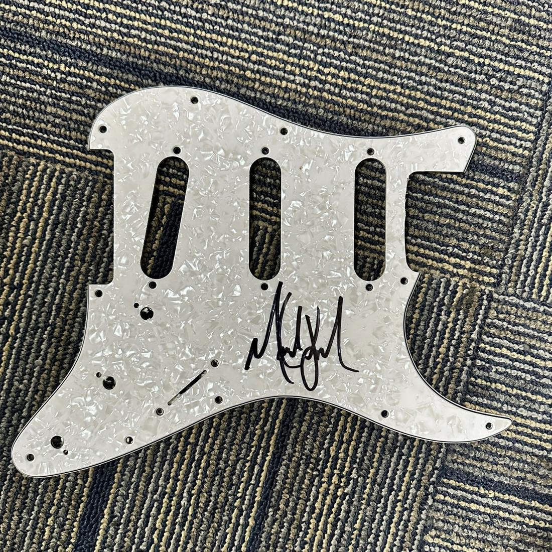 Michael Jackson Autographed Pickguard (1 of 1)