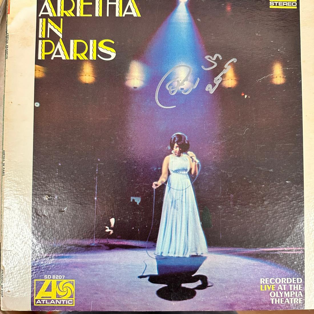 Aretha Franklin Autographed ALBUM (1 of 1)