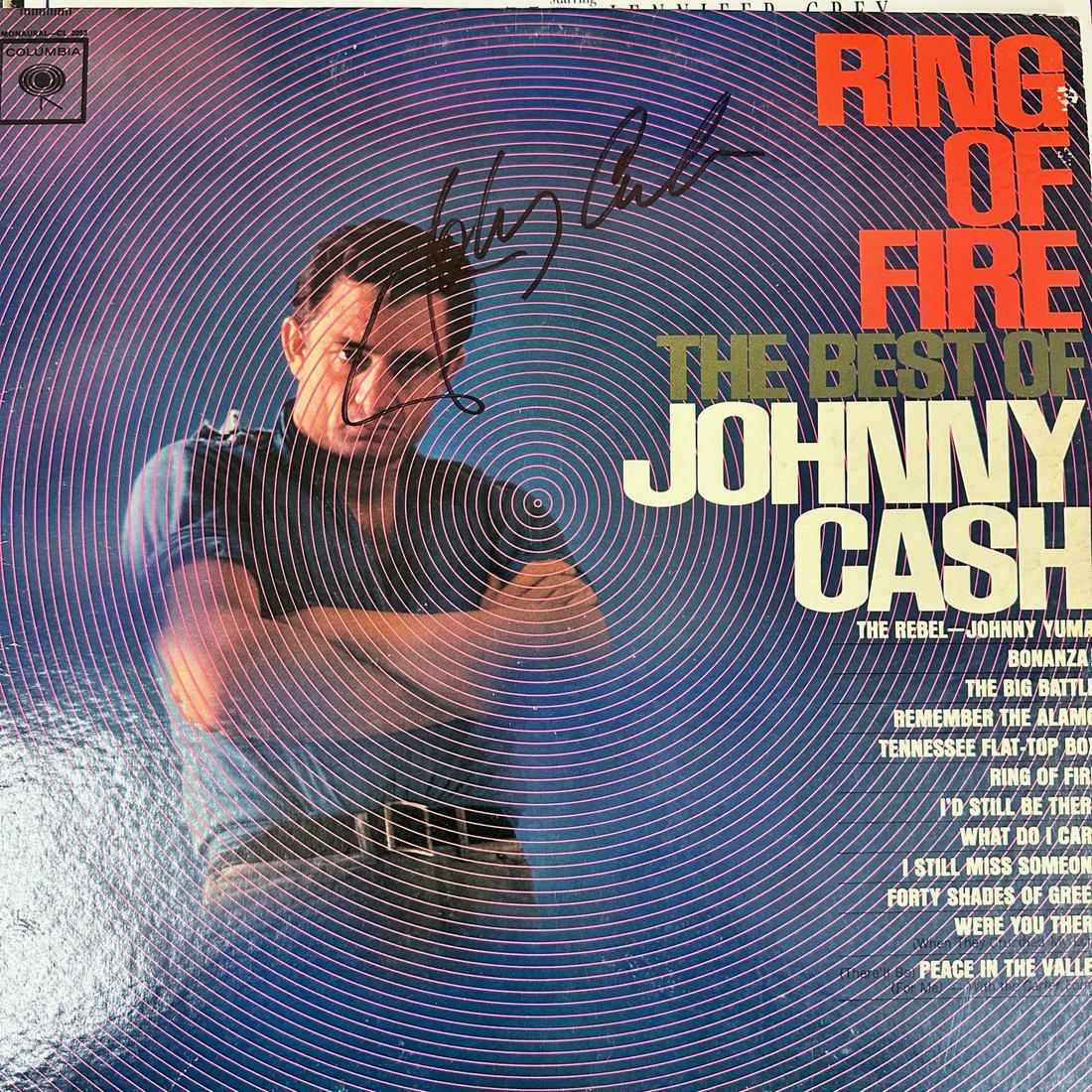 Johnny Cash Autographed Album (1 of 1)
