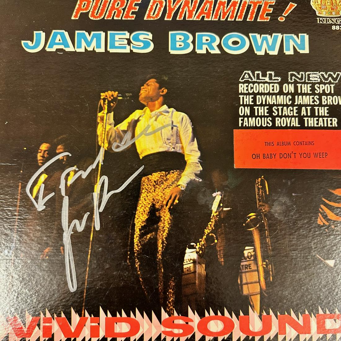 James Brown Autographed Album (1 of 1)