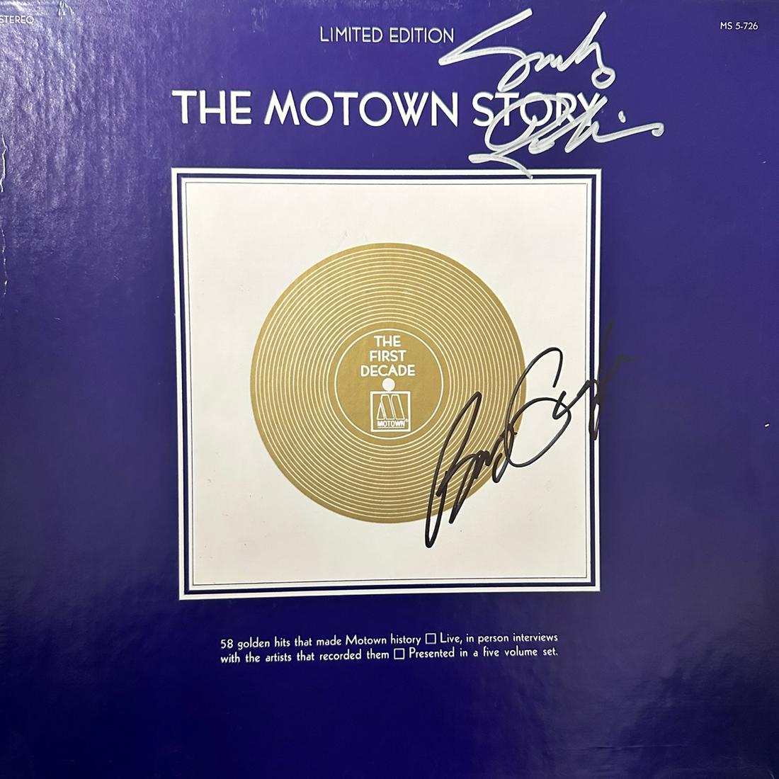 Smokey Robinson & Barry Gordy Autographed Album (1 of 1)