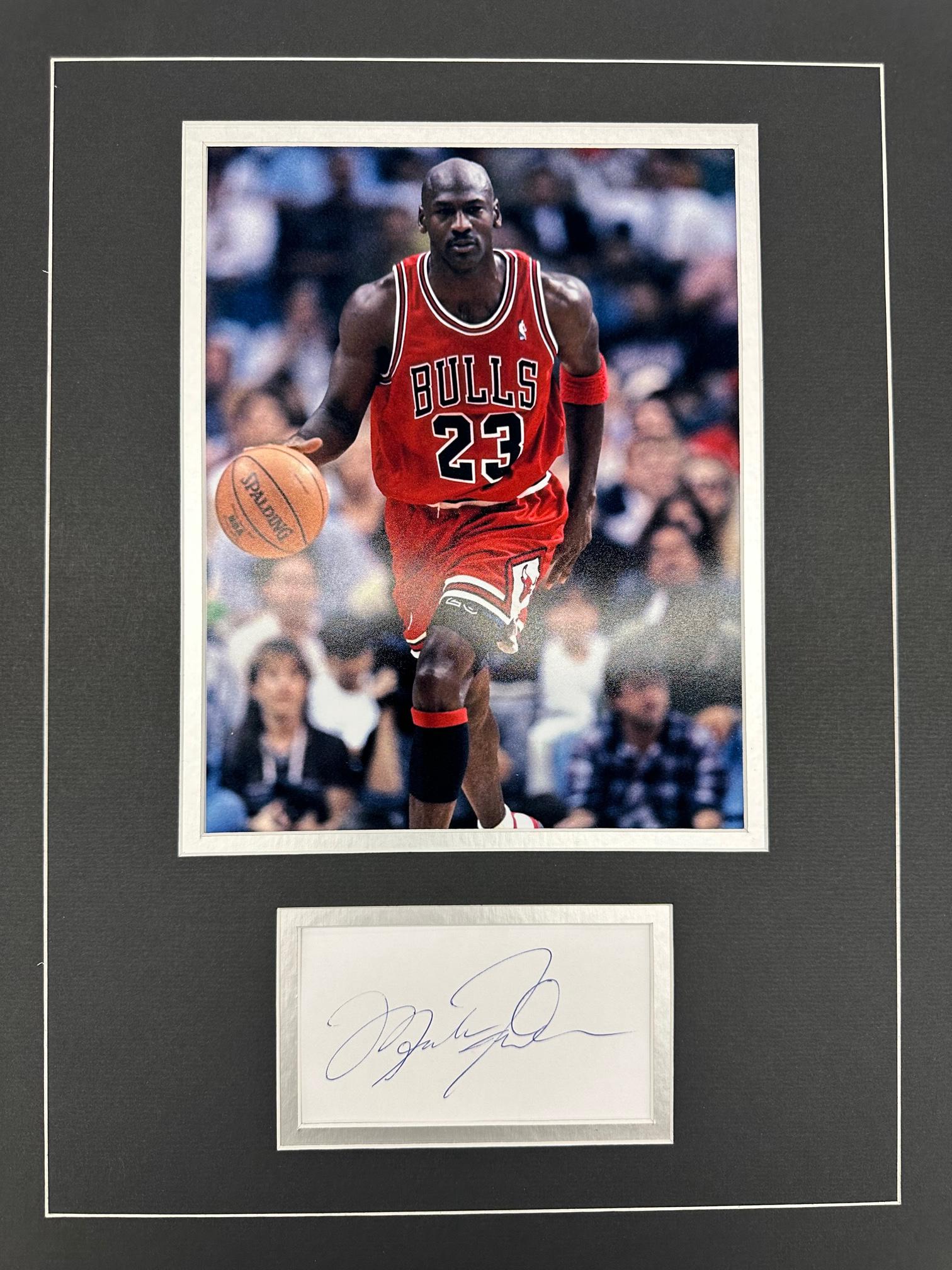 Michael Jordan Autographed Display (1 of 1)