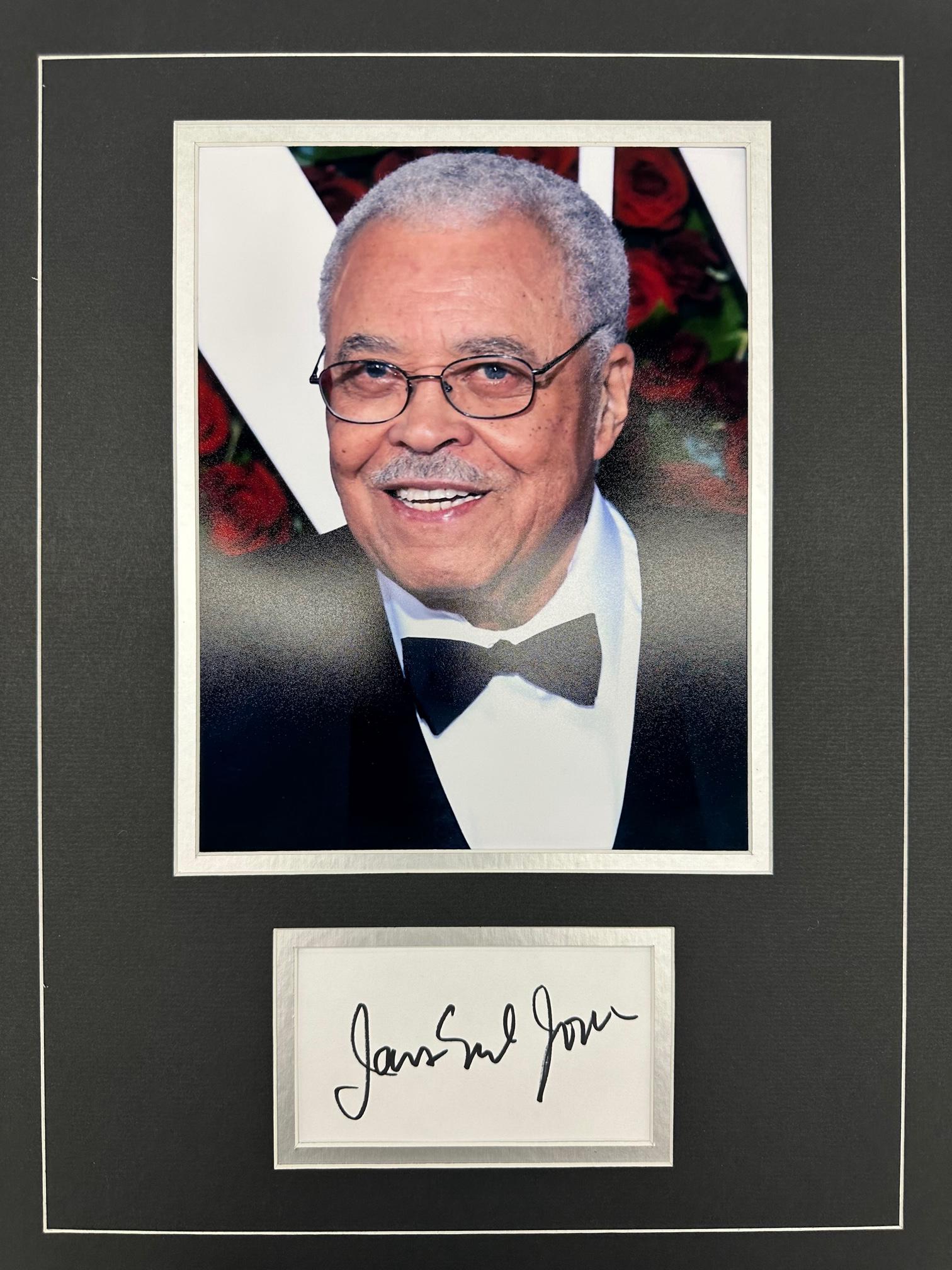 James Earl Jones Autographed Display (1 of 1)