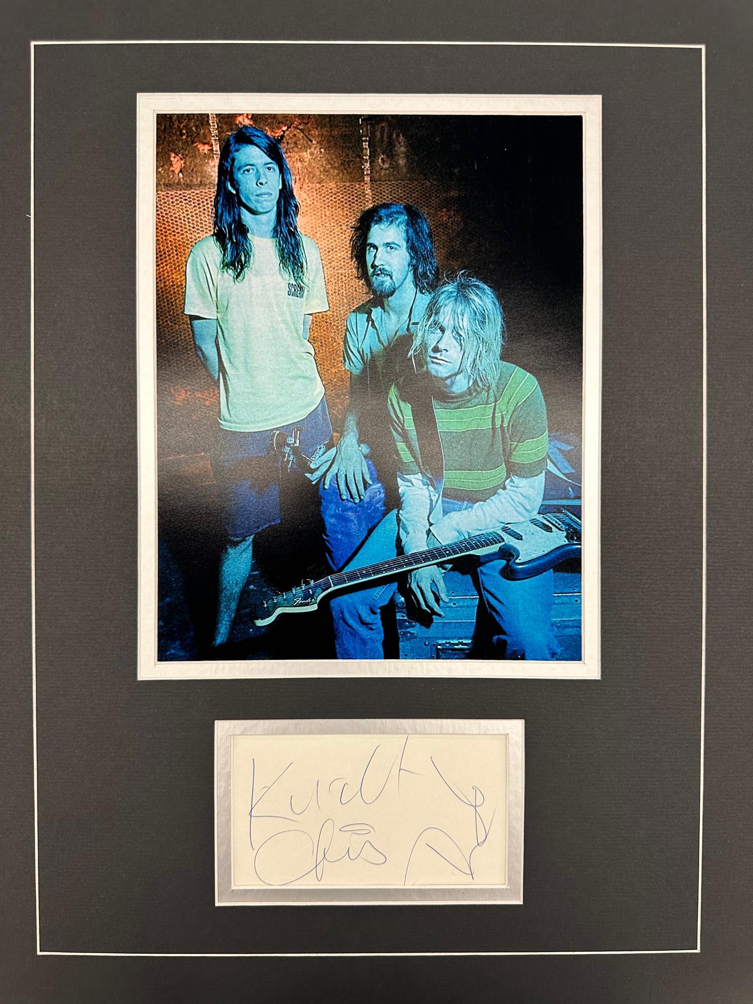 Nirvana Autographed Display (1 of 1)