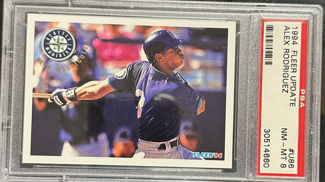 1994 Fleer Update Arod PSA 8 Card (1 of 1)