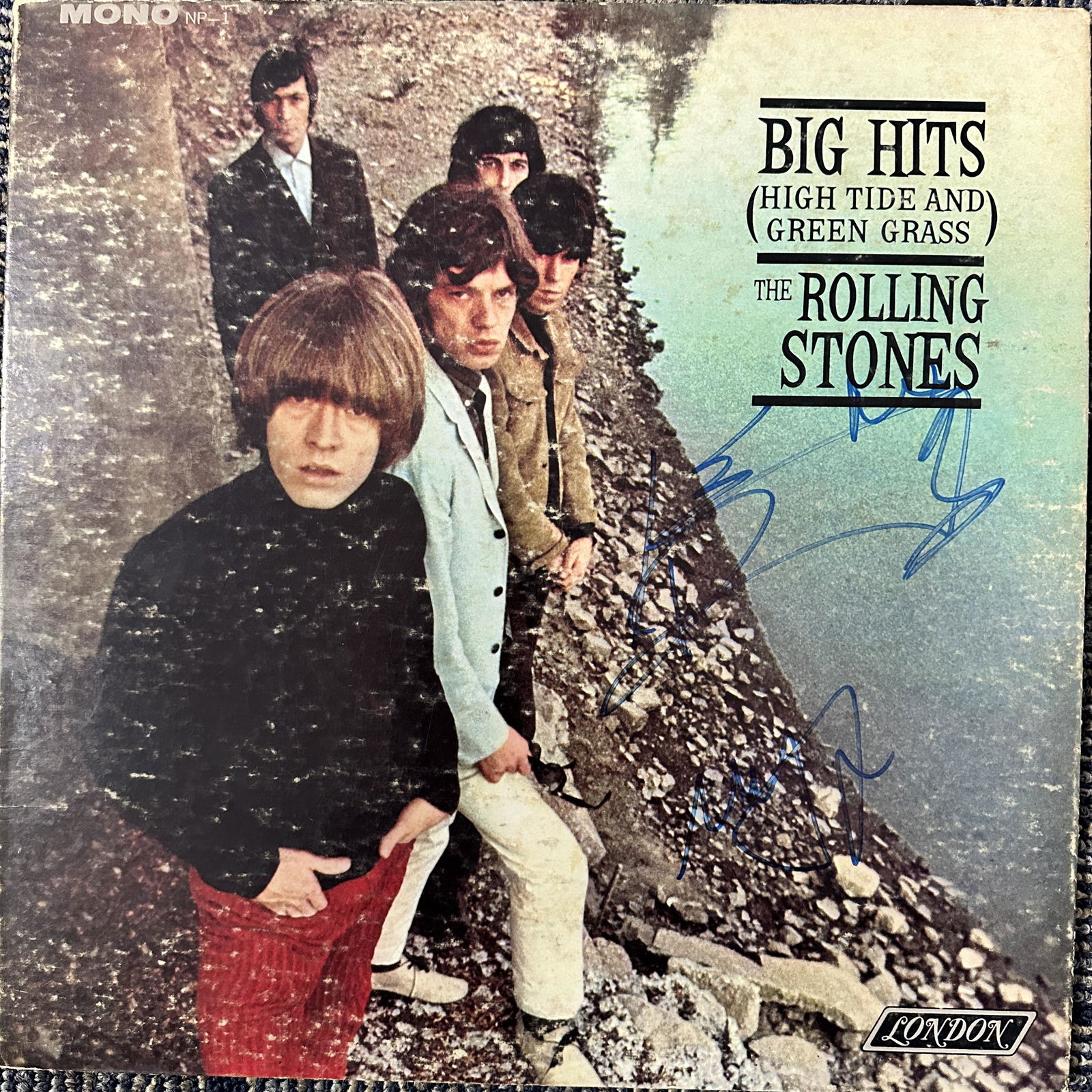 Keith Richards Mick Autographed Album (1 of 1)