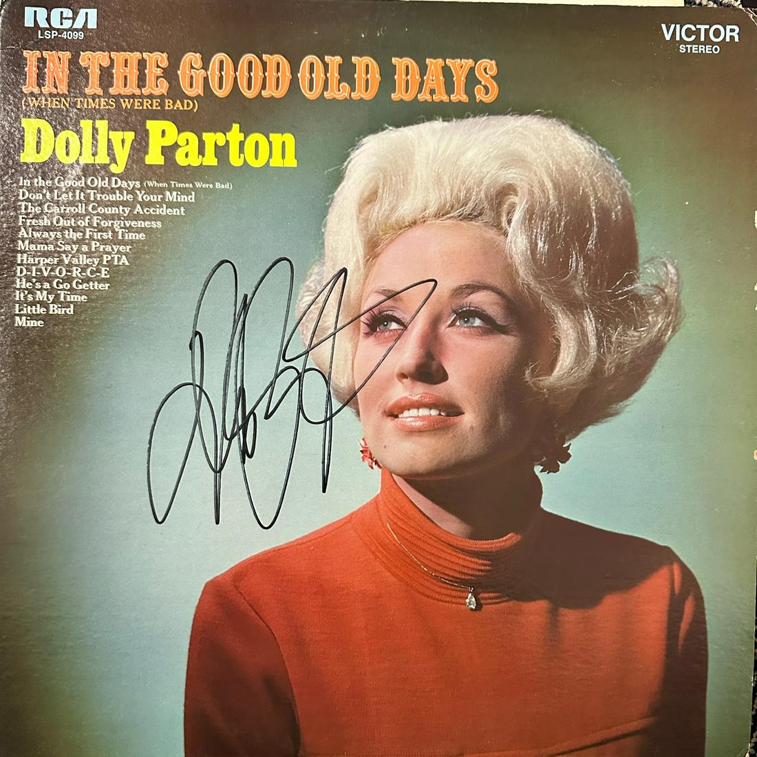 Dolly Parton Autographed Album (1 of 1)