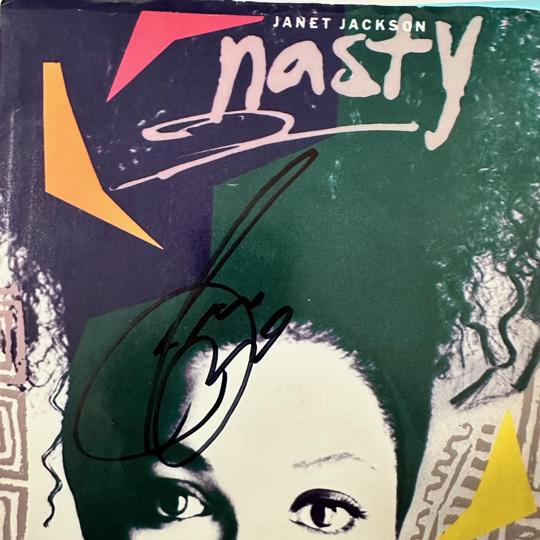 Janet Jackson Autographed 45 Record (1 of 1)