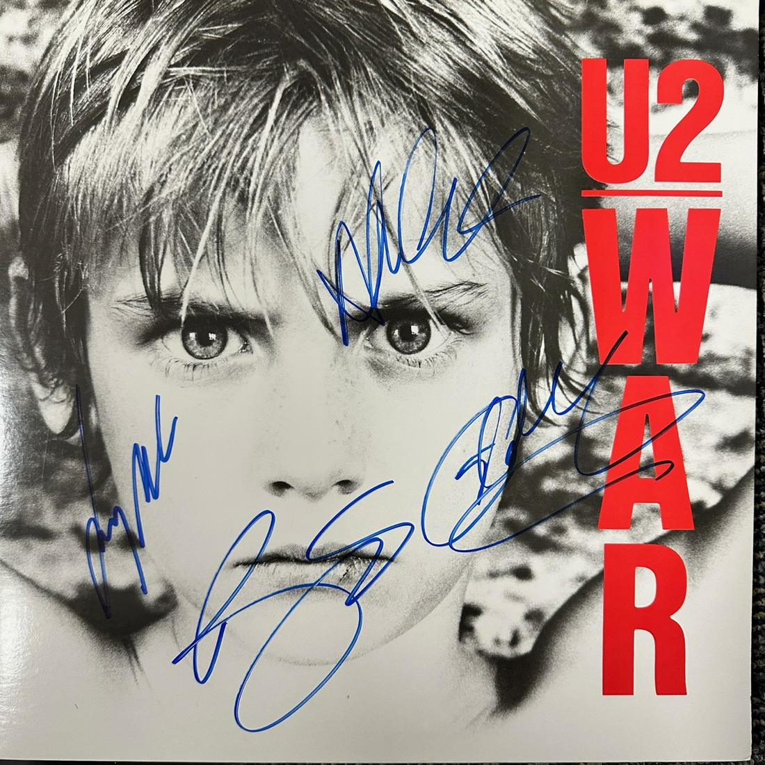 U2 Autographed ALBUM All 4 (1 of 1)