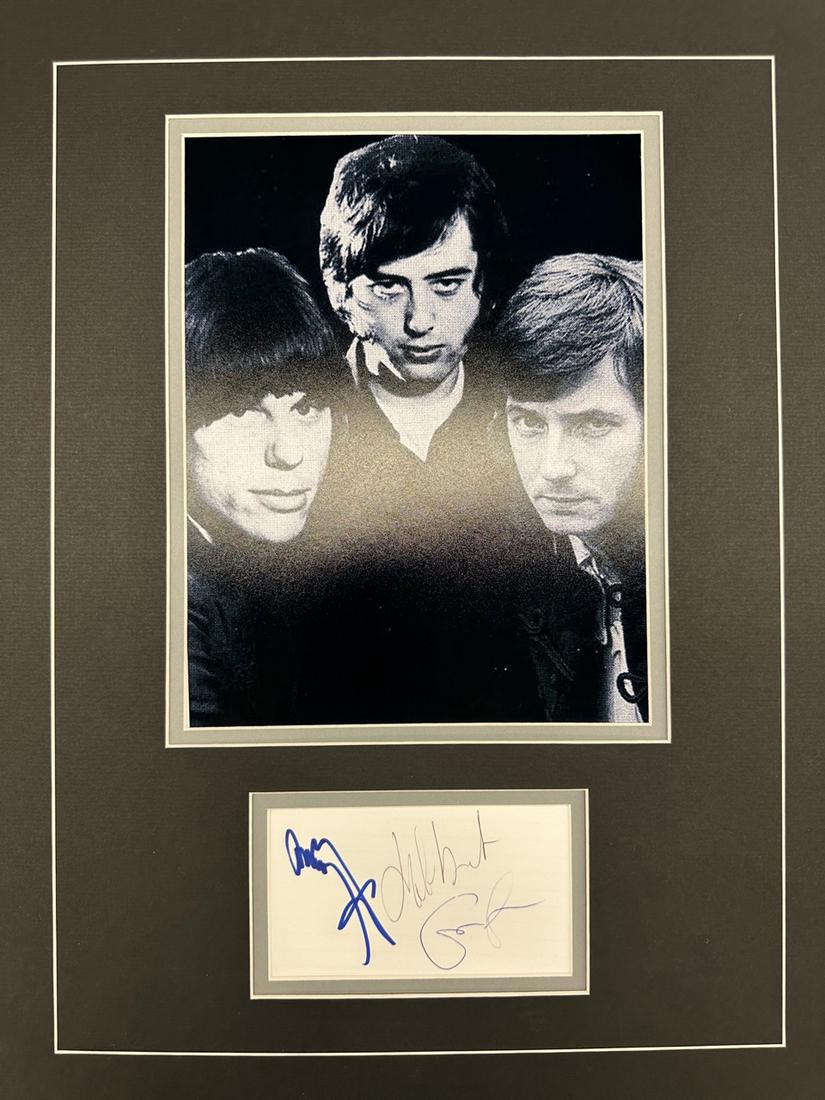 PAGE BECK CLAPTON Autographed DISPLAY (1 of 1)