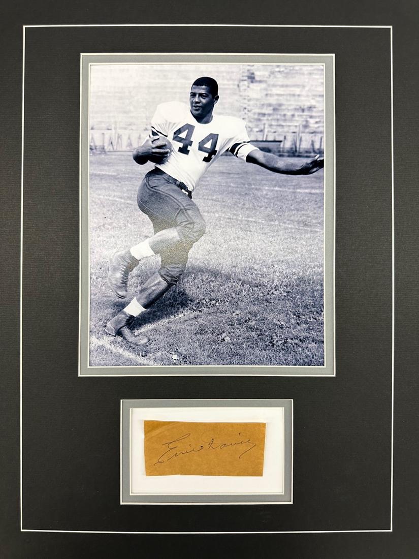 Ernie Davis Autographed Display (1 of 1)