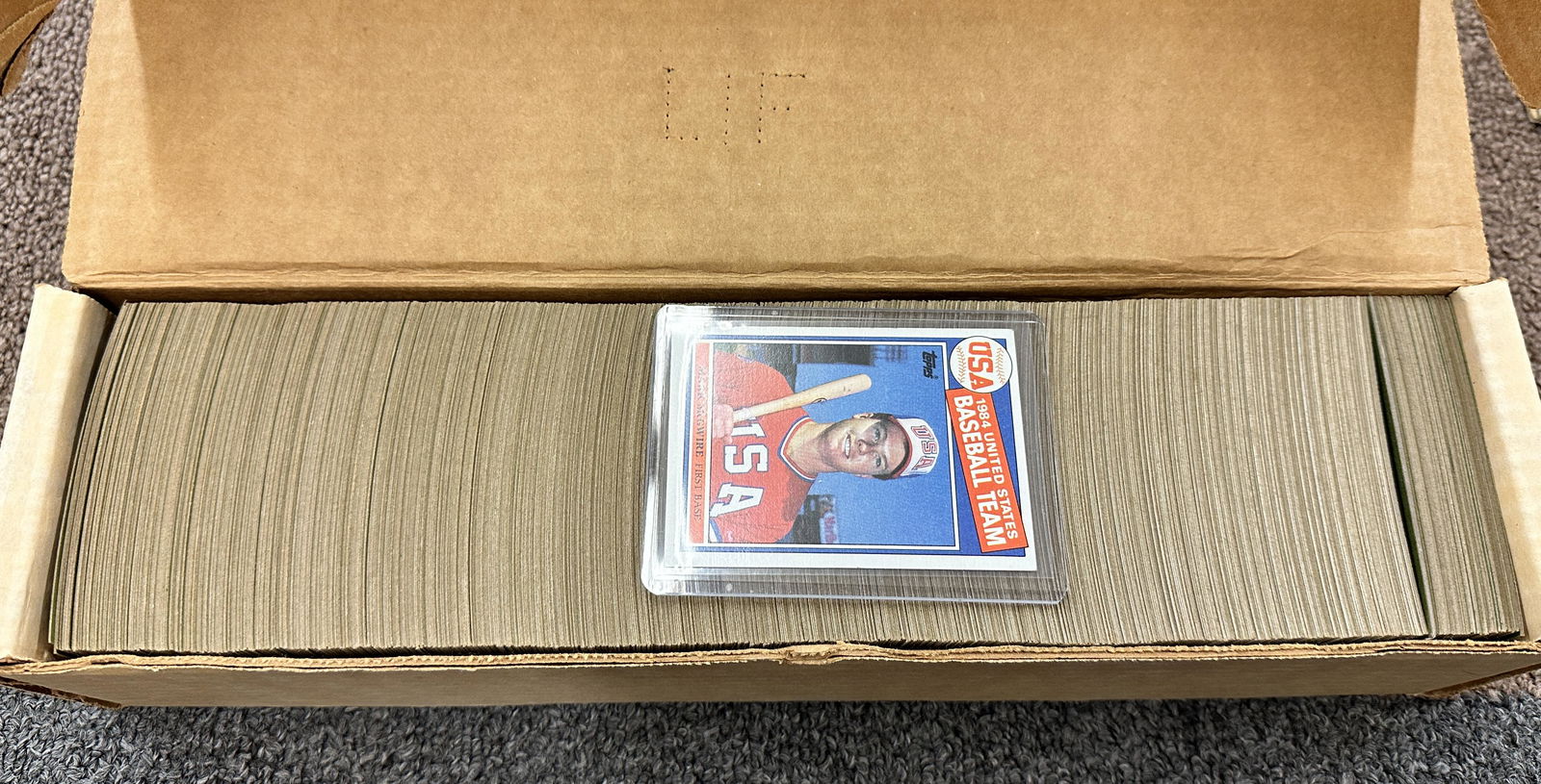 1985 Topps Complete Set Mark McGwire (1 of 1)