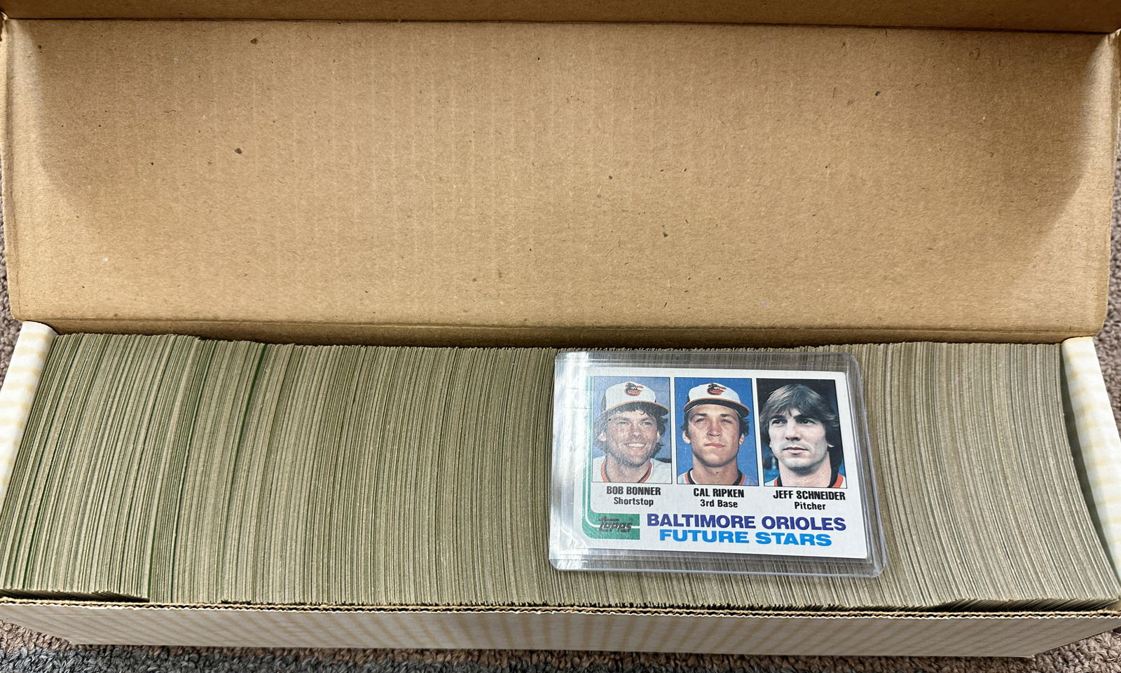 1982 Topps Complete Set Cal Ripken Rookie (1 of 1)
