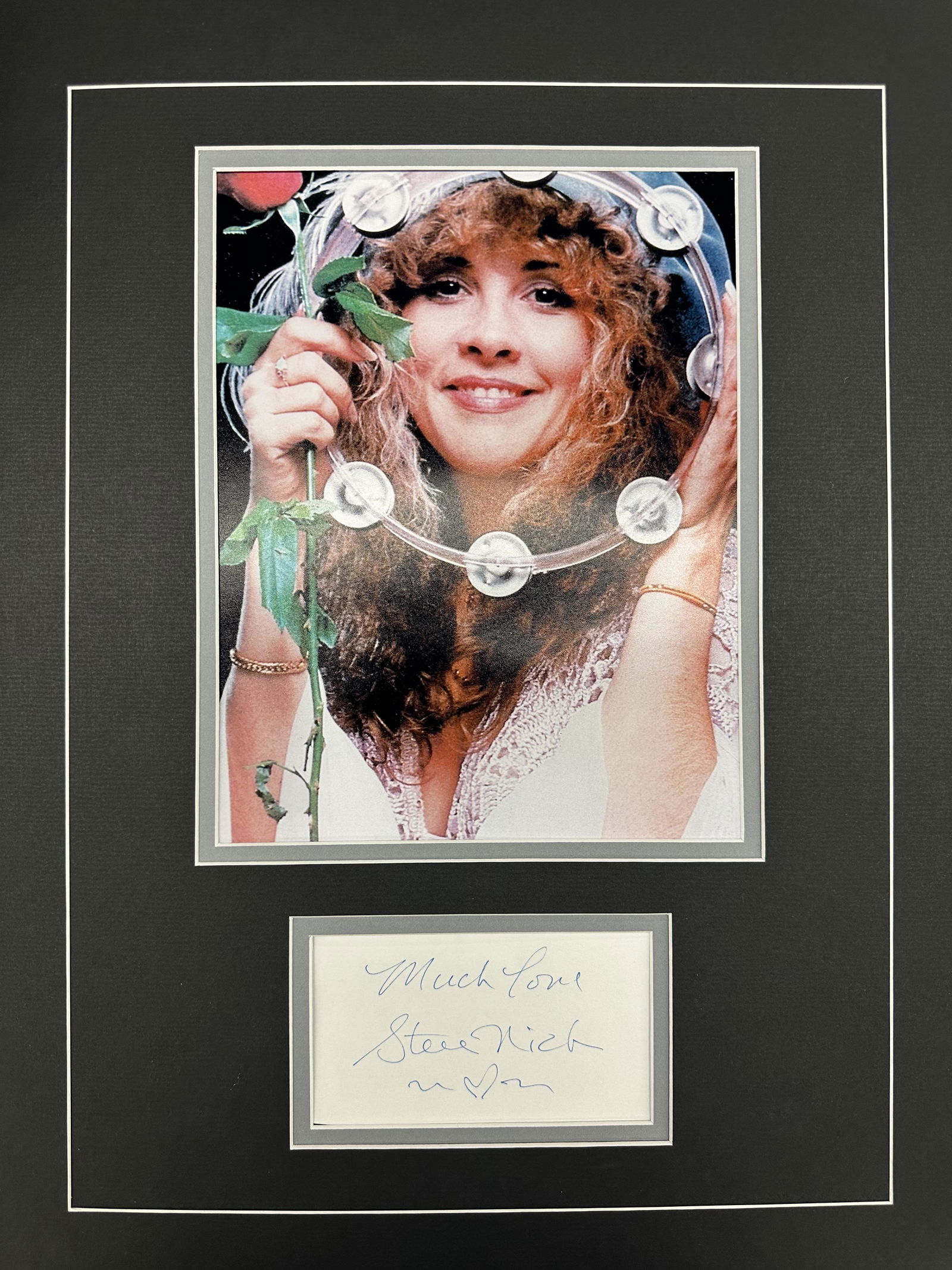 Stevie Nicks Autographed Display (1 of 1)
