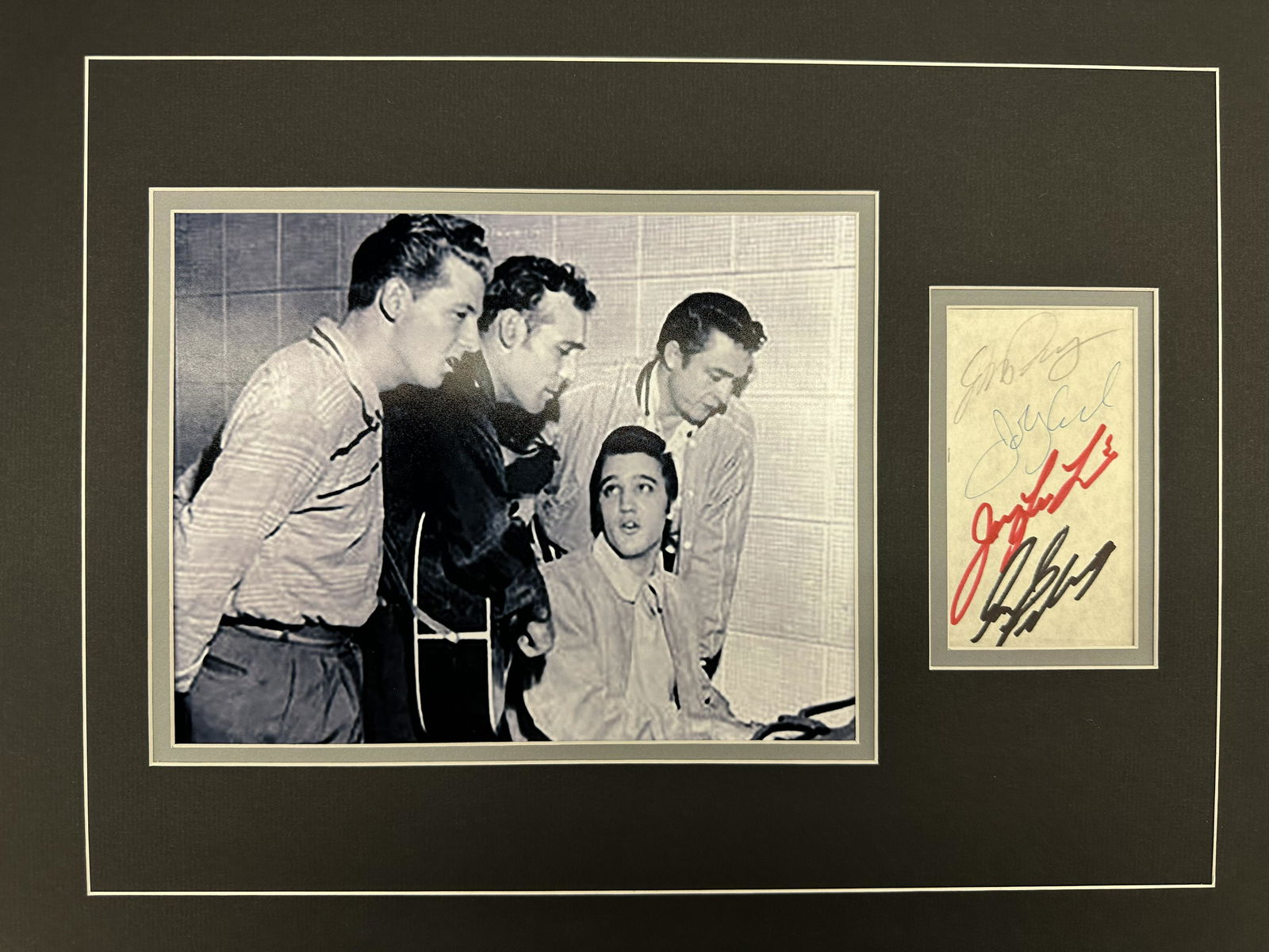 Million Dollar Quartet Autographed Display (1 of 1)