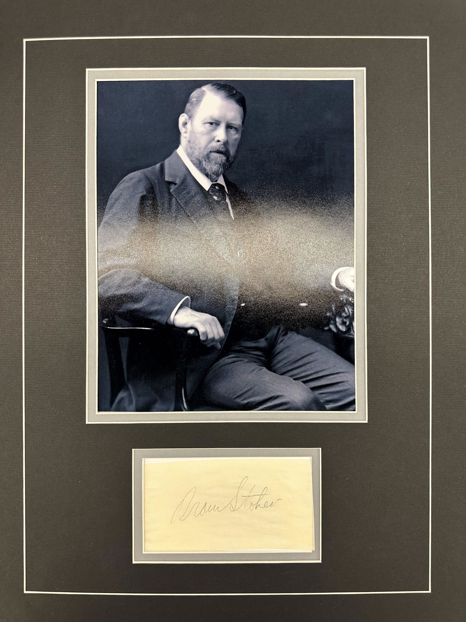 Bram Stoker Autographed DISPLAY (1 of 1)