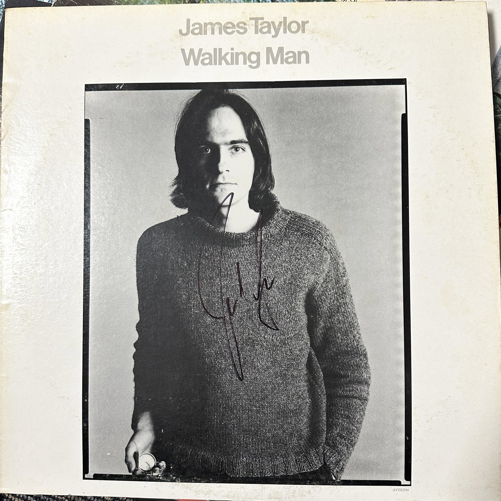 James Taylor Autographed Album (1 of 1)