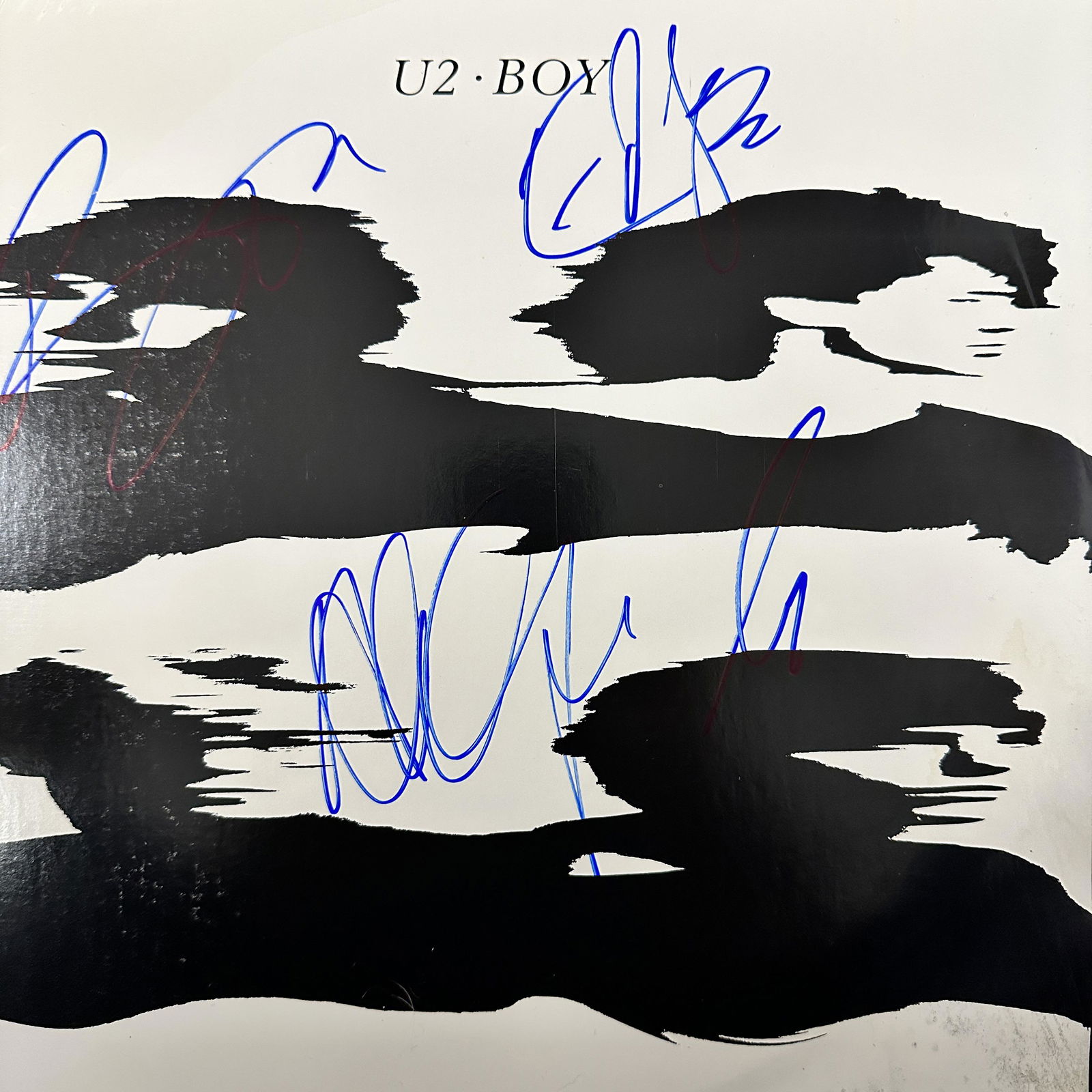 U2 Autographed ALBUM All 4 (1 of 1)