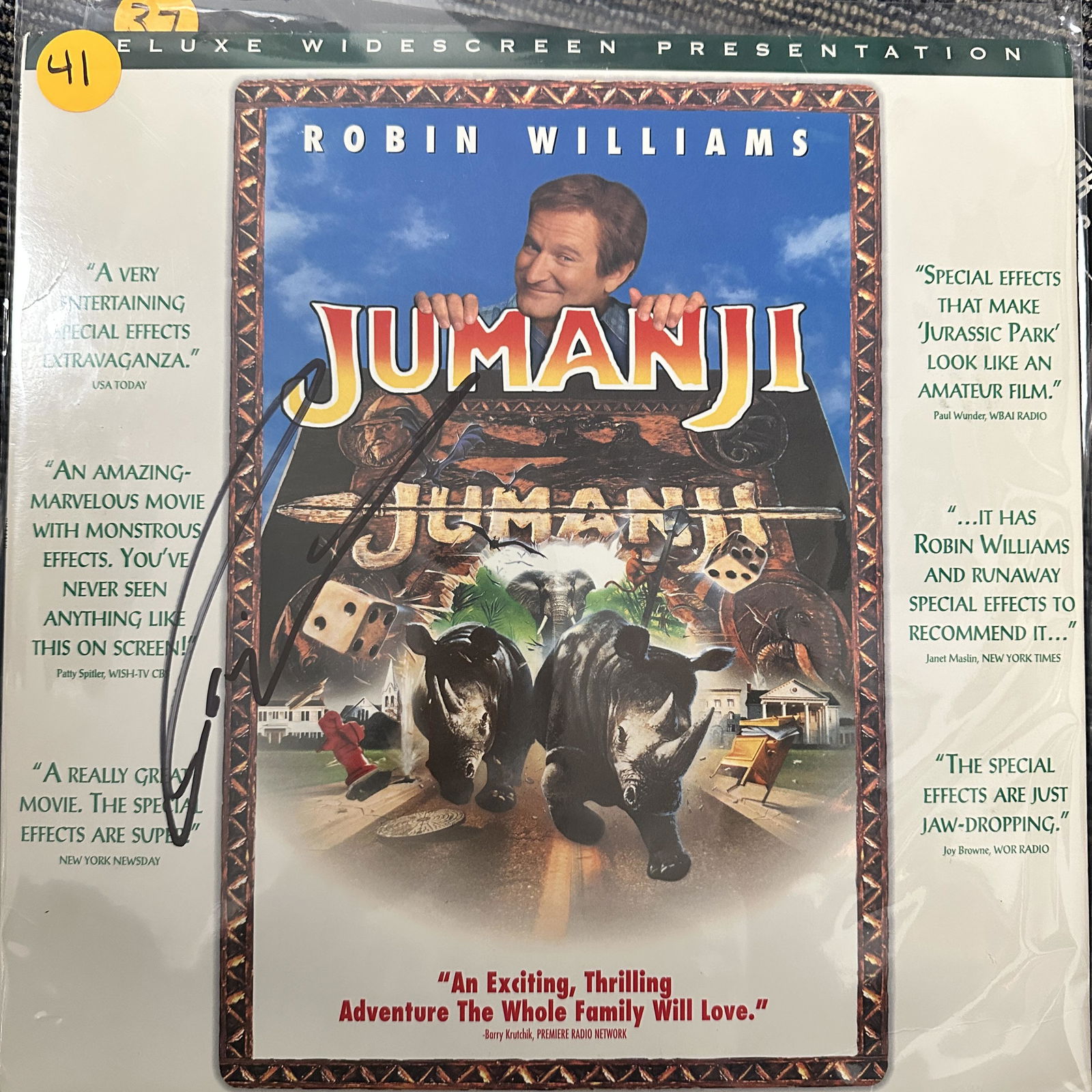 Robin Williams Autographed ALBUM (1 of 1)