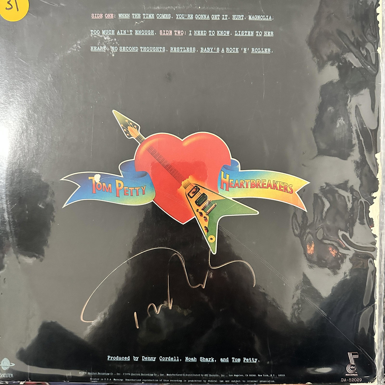 Tom Petty Autographed ALBUM (1 of 1)