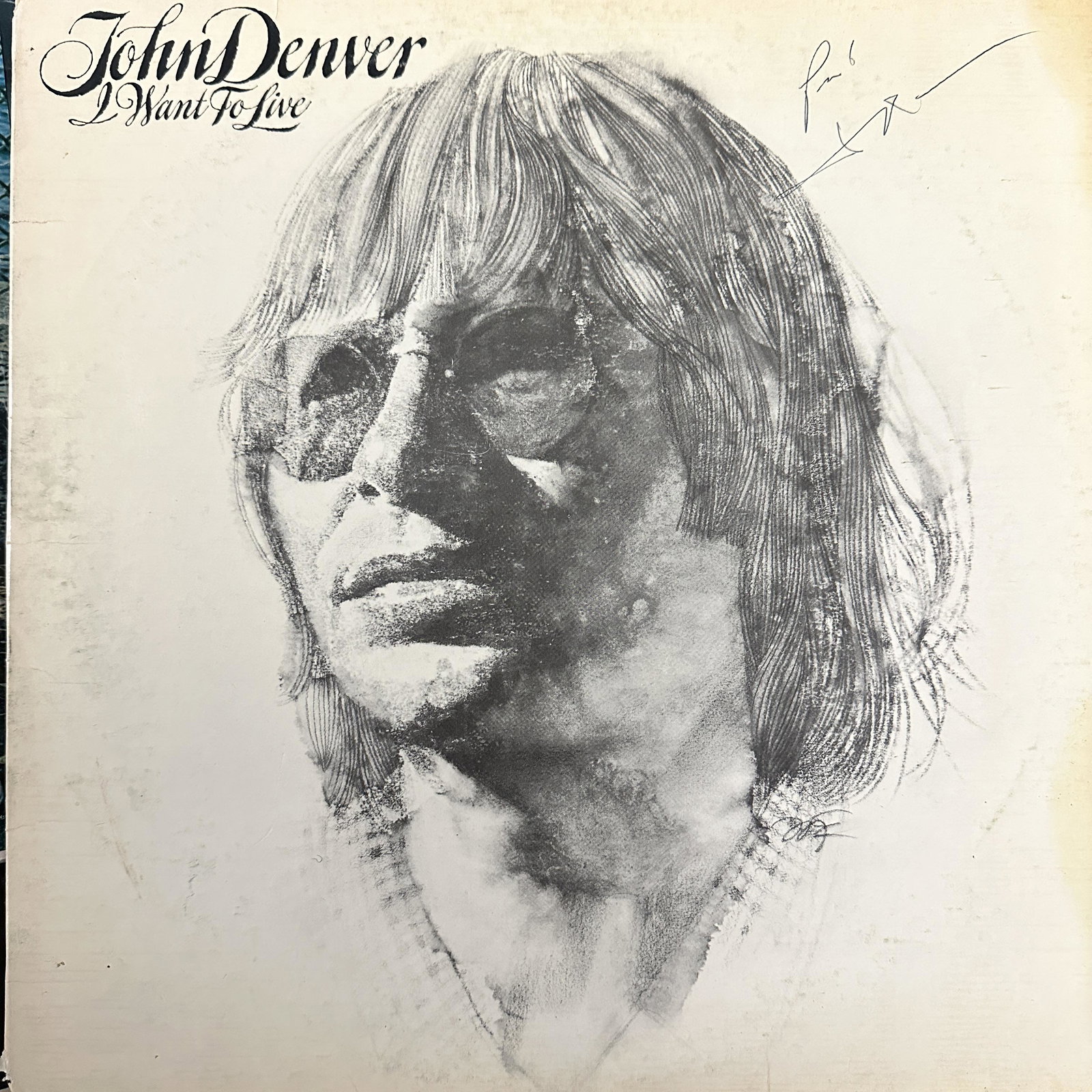 John Denver Autographed Album (1 of 1)